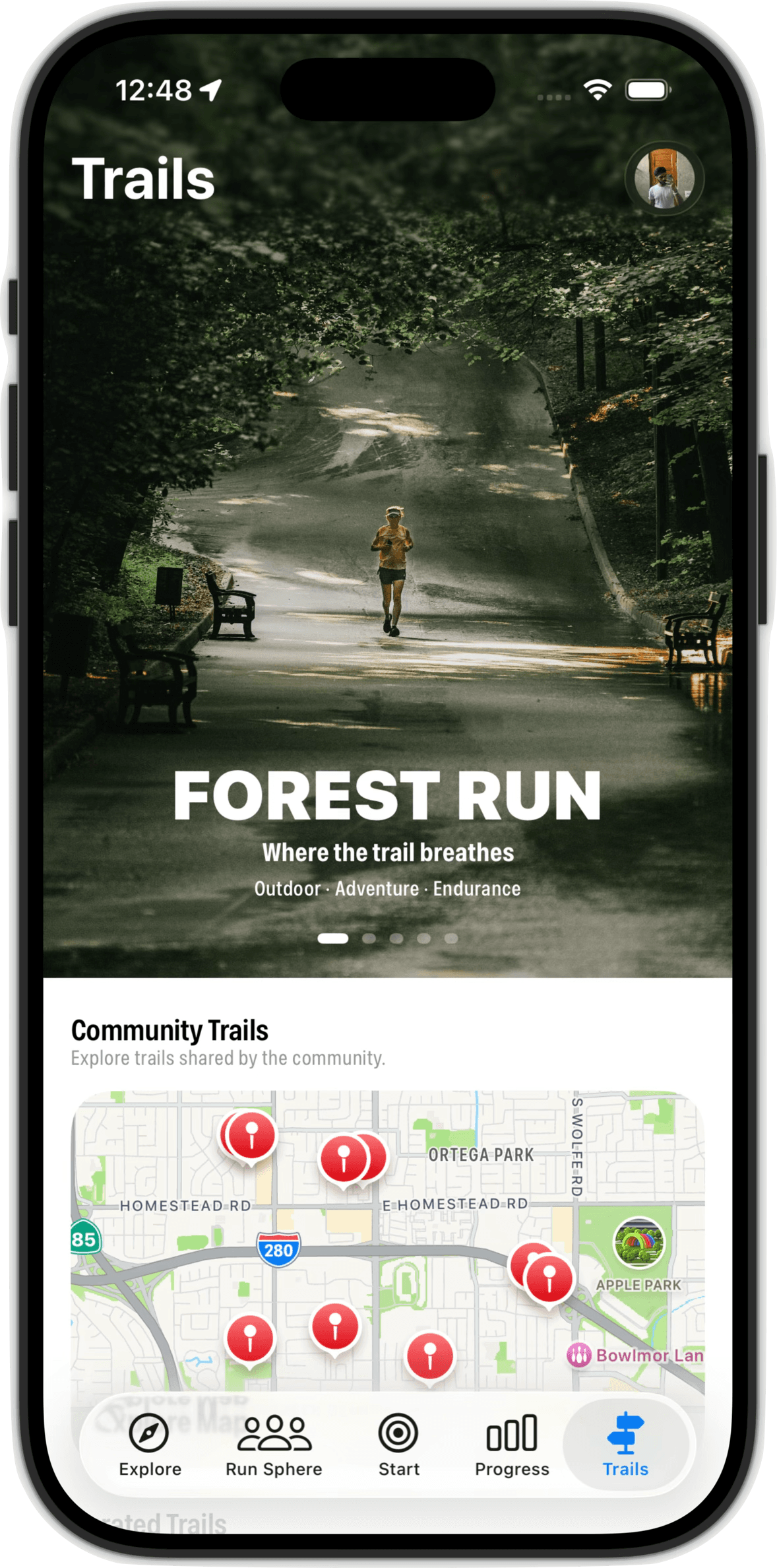Tribe app screen preview